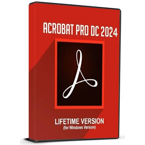 Adobe Acrobat Pro DC 2024 For Windows Lifetime Cd Key Global